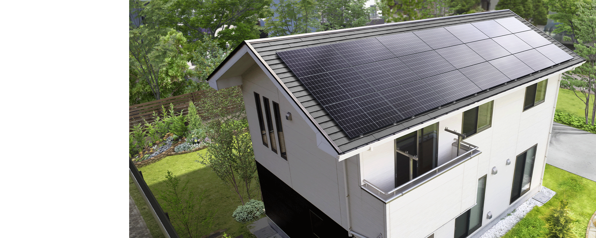 住宅の太陽光パネル